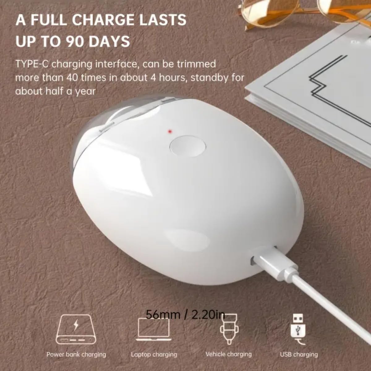 Groomixo Electric Nail Trimmer for Kids