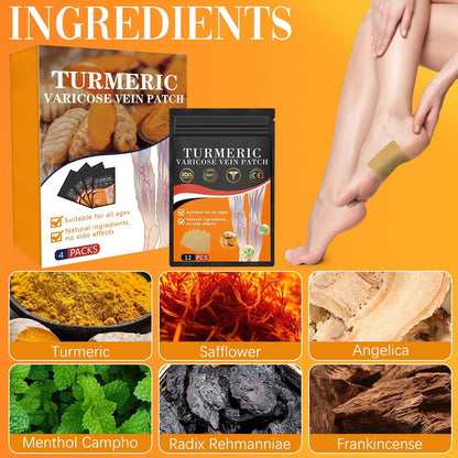 Turmeric Varicose Vein Patches (Buy 1 get 1 Free)