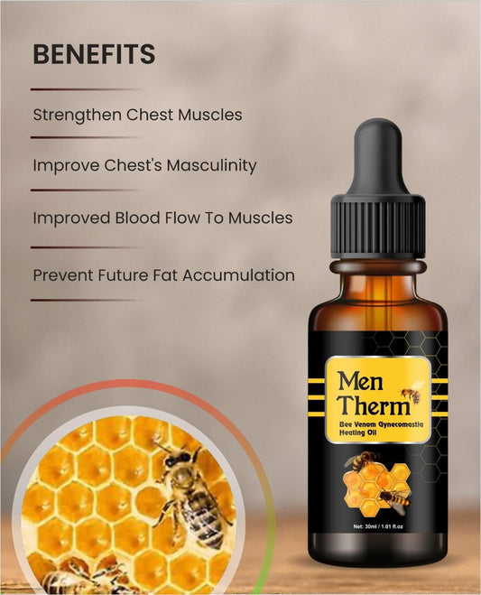 Venoburn™️Men Therm Bee Venom Tightening Oil (Pack of 2)
